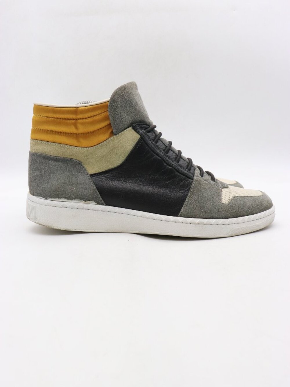 Gucci Iconic Interlocking GG Logo Women's Size 38.5 High Top Sneakers Italy